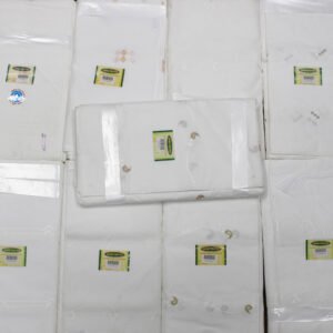 35 Inches Boom Boom White Fabric