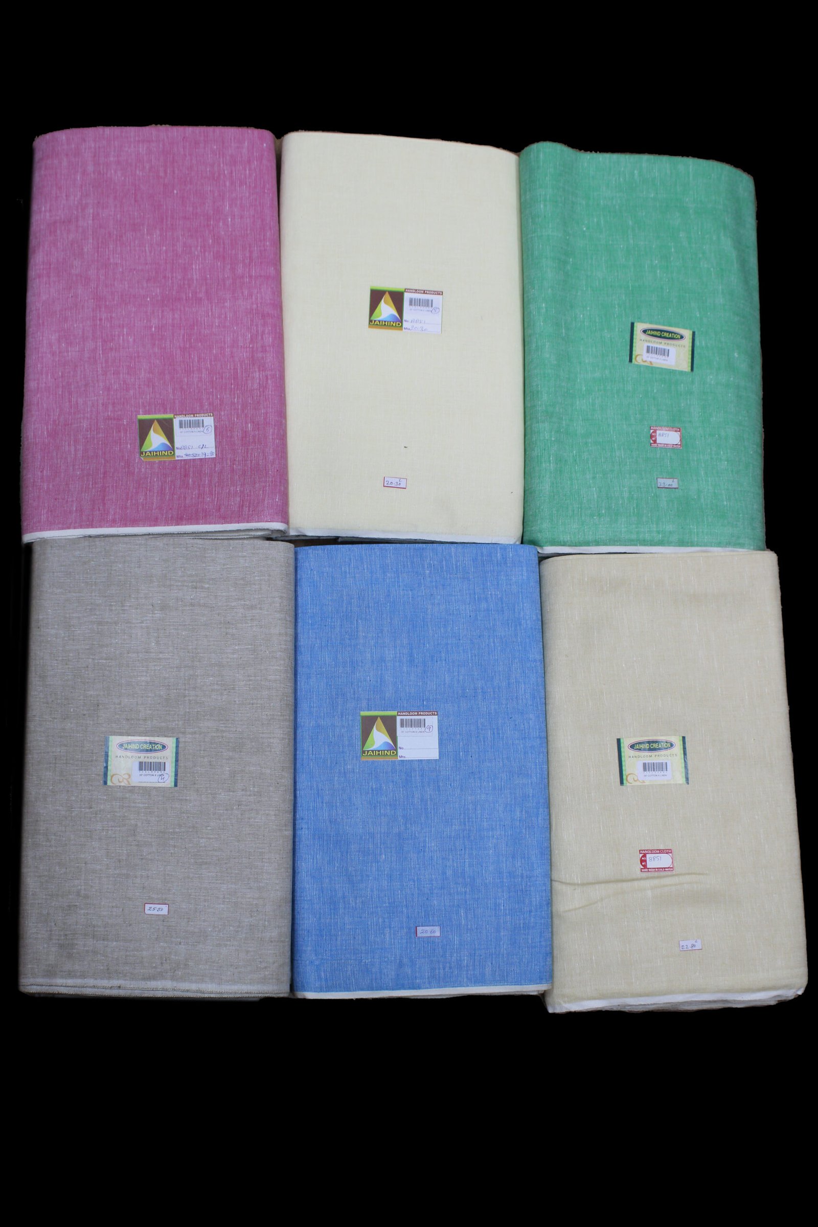 35 Inches Cotton X Linen Colors Fabric