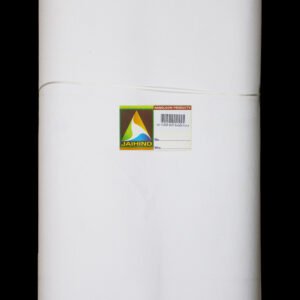 35 Inches Char Suti Khadisa 4X4 White Fabric