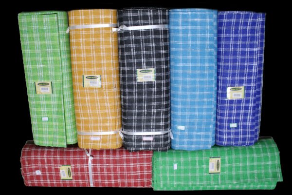 44 Inches Rainbow Giccha Check Colors Fabric
