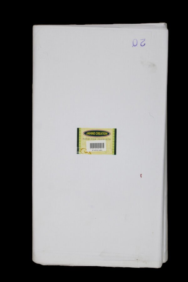 35 Inches Apple Linen White Fabric