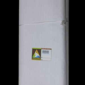 35 Inches Charka Khadisa White Fabric