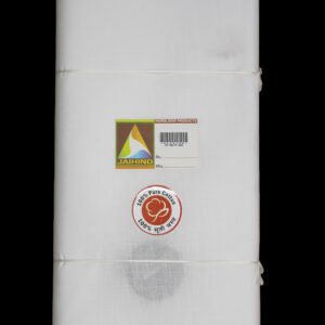 35 Inches Neta Ji White Fabric