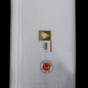 35 Inches Royal Linen White Fabric