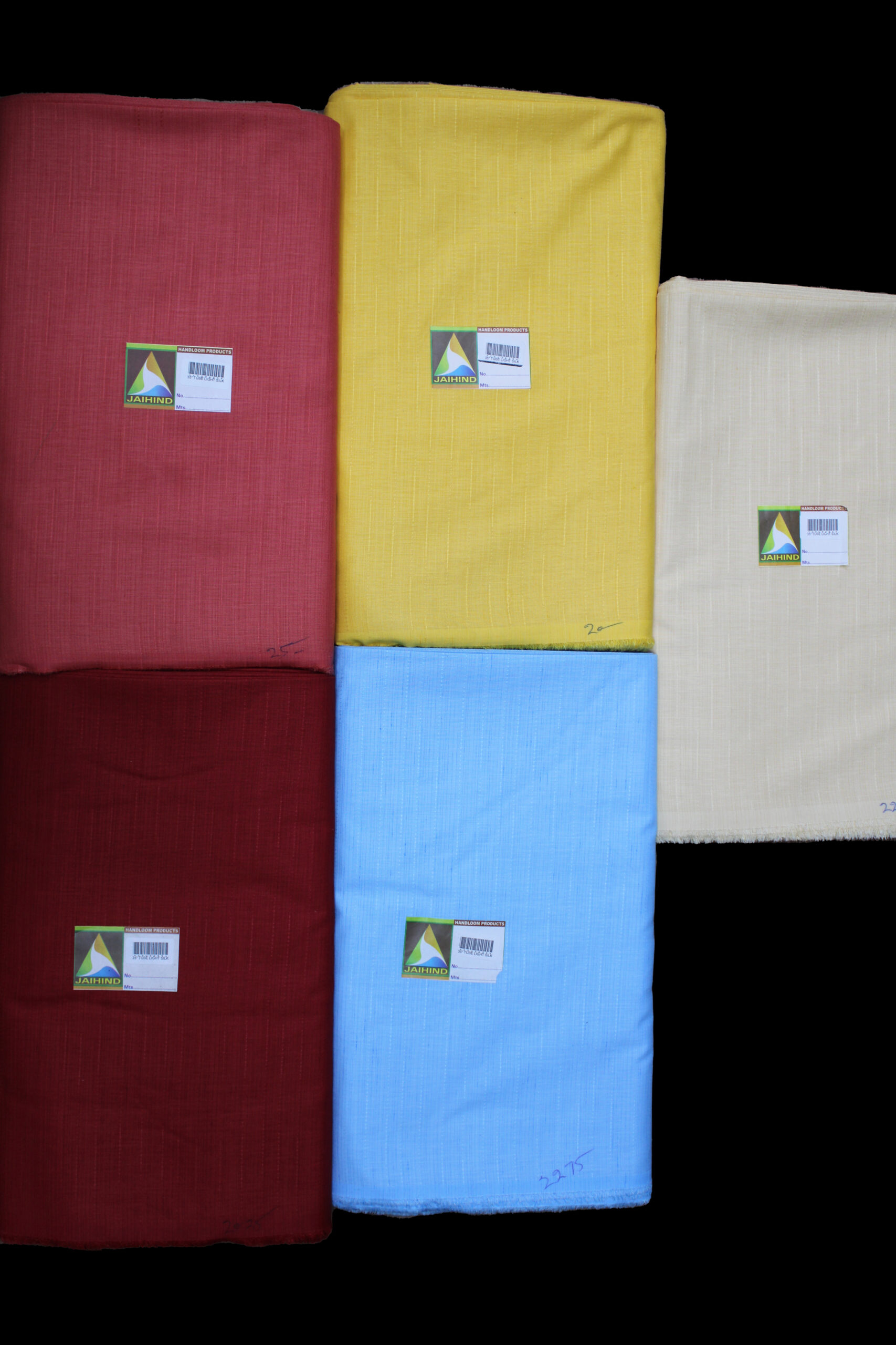 35 Inches Tube Light Silk Colors Fabric