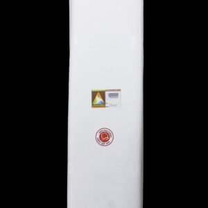 58 Inches Zara Linen White Fabric