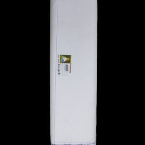 58 Inches White Carnival Linen Suiting Fabric