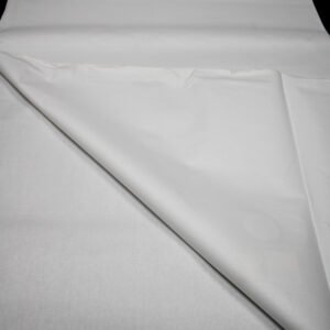 58 Inches White Cotton Twill Suiting Fabric