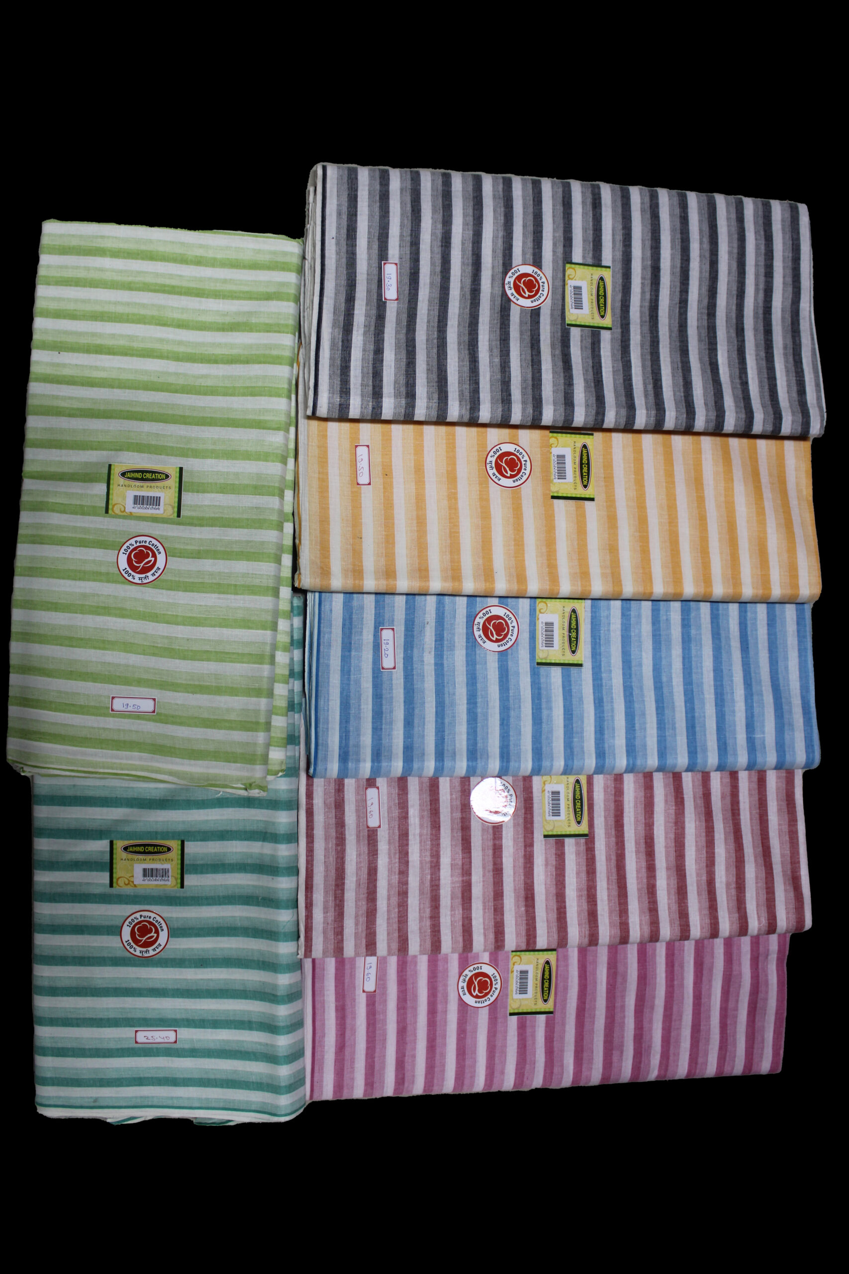 44 Inches Golden Stripe Fabric