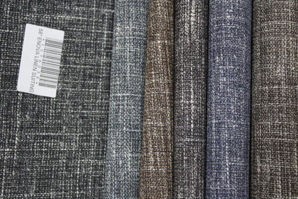 58 Inches Enova Linen Suiting Fabric - Image 2
